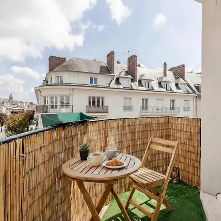 Appartement Grand Lumineux Hyper Centre Vue Chateau Caen